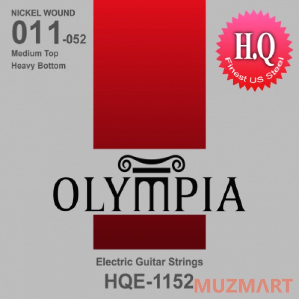 Olympia HQE1152 Струны для электрогитары Nickel Wound