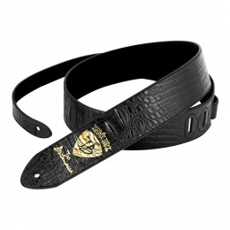 Ernie Ball 4081 Joe Bonamassa Black Croc Ремень гитарный - Кожа