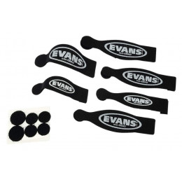 Evans Minemad заглушки для томов и малого барабана (6 шт.)