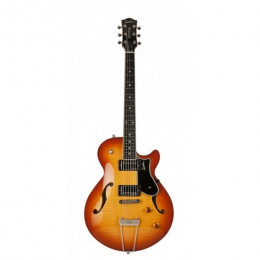 Godin 039852 Montreal Premiere Supreme Lightburst Flame HG Электрогитара полуакустическая