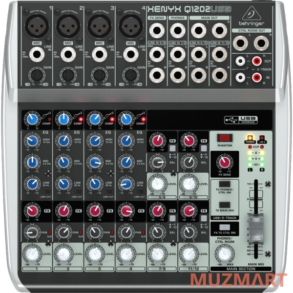 Behringer Xenyx Q1202USB Микшер компактный