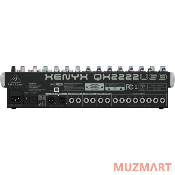 Behringer Xenyx QX2222USB Микшерный пульт концертный