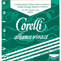 Savarez 800ML Medium Light Corelli Alliance Vivage струны для скрипки