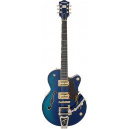 Gretsch G6659TG Players Edition Broadkaster Jr. Center Block with String-Thru Bigsby, Azure Metallic Полуакустическая электрогитара