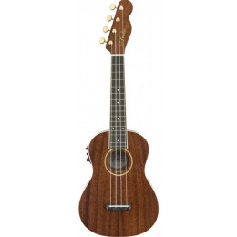 Fender G VanderWaal Sig Uke WN w/bag Укулеле электроакустическое
