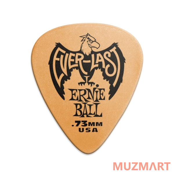 Ernie Ball 9190 Медиатор Everlast делриновый нескользящий, 12 шт