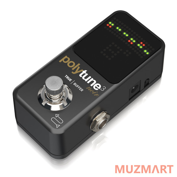 TC Electronic POLYTUNE 3 NOIR Хроматический тюнер с полифоническим режимом