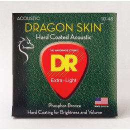 DR DSA-10 DRAGON SKIN Струны для акустической гитары