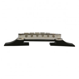 Hosco F-2820E Бридж для арктоп гитары Tune-O-Matic, никель