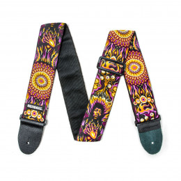 Dunlop JH11 Hendrix '69 In Mandala Дизайнерский ремень для гитары
