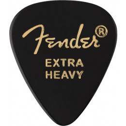 Fender 351 Shape Premium Picks Extra Heavy Black 12 шт. Набор медиаторов