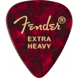 Fender 351 Shape Premium Picks Extra Heavy Red Moto 12 шт. Набор медиаторов