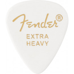 Fender 351 Shape Premium Picks Extra Heavy White 12 шт. Набор медиаторов