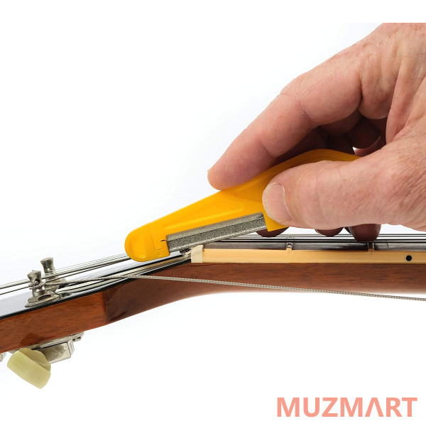 MusicNomad MN675 Diamond Coated Nut File Complete Shop Set Набор надфилей для пропила верхнего порожка, 16 шт