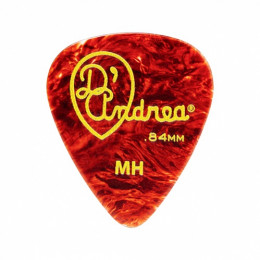 D'Andrea TPG351-084MH Shell Celluloid Медиаторы, толщина 0.84мм, 1 шт