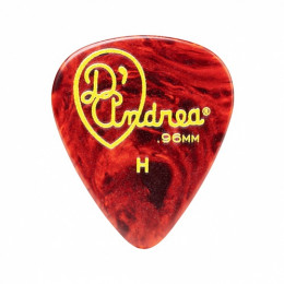 D'Andrea TPG351-096HV Shell Celluloid Медиаторы, толщинна 0.96мм, 1 шт