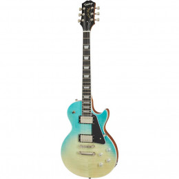 Epiphone Les Paul Modern Figured Caribbean Blue Fade Электрогитара