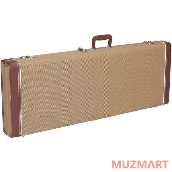 Fender Pro Series Stratocaster/Telecaster Case Tweed with Orange Plush Interior Кейс для электрогитары