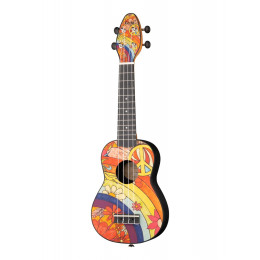 Ortega K2-68 Keiki Designer Series Укулеле сопрано, с чехлом и тюнером