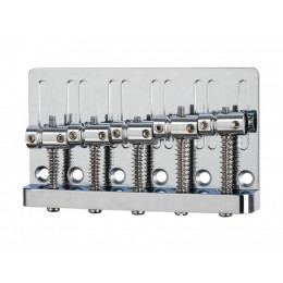 Metallor BB-20-CR Бридж (струнодержатель) 5-струнной бас-гитары, хром