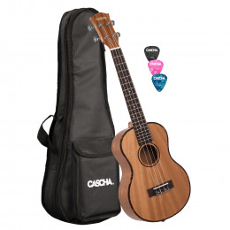 Cascha HH-2048 Mahogany Series Укулеле тенор, с чехлом, цвет натуральный