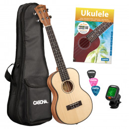 Cascha HH-2155 Spruce Series Укулеле тенор, с чехлом