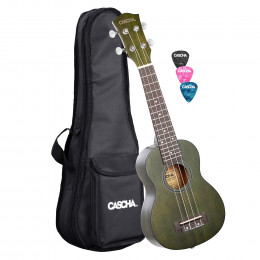 Cascha HH-2265 Mahogany Series Укулеле сопрано, с чехлом
