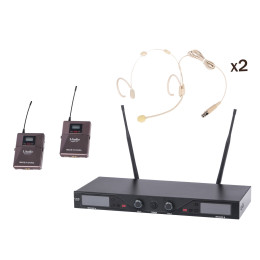 LAudio 4000-UY Беспроводная микрофонная система, 2 головных микрофона