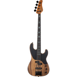 Schecter MODEL-T 4 EXOTIC BLACK LIMBA 4-струнная бас-гитара