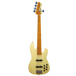 Markbass MB GV 5 Gloxy Val Cream CR MP 5-струнная бас-гитара с чехлом