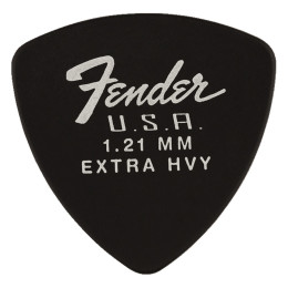 Fender 346 DURA-TONE 1.21 BLK медиатор 1.21 мм, жесткий