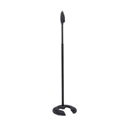 ECO MS100 Black Прямая микрофонная стойка с чугунным основанием