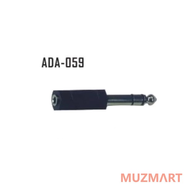 Stands&Cables ADA059 Переходник стерео мини-джек мама 3,5 мм -> джек стерео папа 6.3 мм