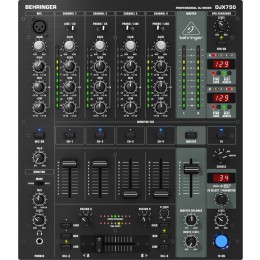 Behringer DJX750 DJ-микшер со счетчиком темпа, 5 каналов