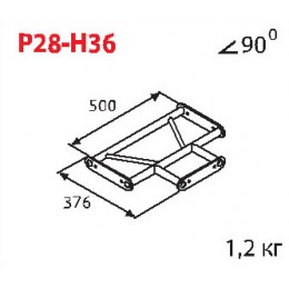 Imlight P28-H36 Стыковочный узел для 3-х ферм под 90 градусов
