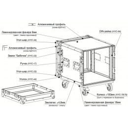 Imlight RCC9-480-10U Рэковый кейс