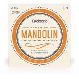 D'Addario EJ74 Струны для мандолины, Medium 11- 40