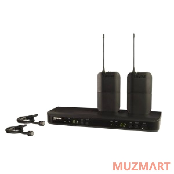 Shure BLX188E/W85 K3E Двухканальная радиосистема с двумя петличными микрофонами WL185