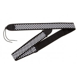 Fender 2` NYLON CHECKER BOARD STRAP BLACK/WHITE Ремень для гитары