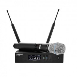 Shure QLXD24E/B87A K51 606 - 670 MHz Вокальная радиосистема с ручным передатчиком BETA87A