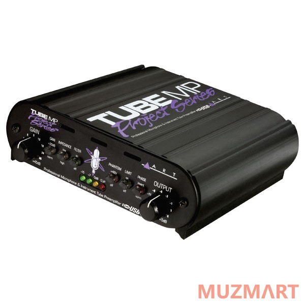 ART Tube MP Project Series USB Одноканальный ламповый микрофонный предусилитель