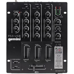 Gemini PS3-USB DJ микшер