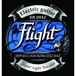 Flight EN0942 Струны для электрогитары, обмотка никель, 09-42