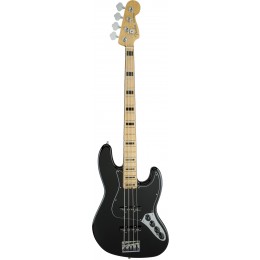 Fender American Elite Jazz Bass®, Maple Fingerboard, Black Бас-гитара
