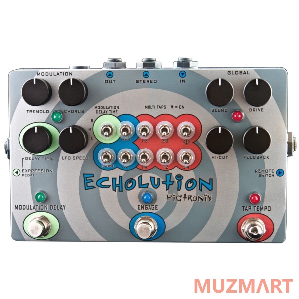 Pigtronix PHI Echolution Delay Педаль дилэй