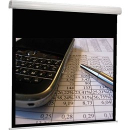 Euroscreen Diplomat Electric HDTV (16:9) 200*180cm (VA190*107) GreyLight case white Экран с электроприводом
