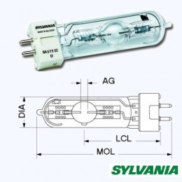 Sylvania BA575SE D(MSD575) Лампа газоразрядная