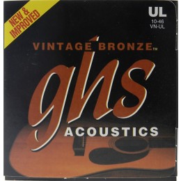 GHS VN-UL Ultra Light Струны для акустической гитары