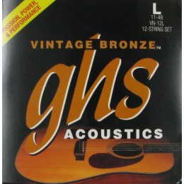 GHS VN-12CL Custom Light Струны для 12-ти струнной гитары