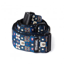 Dunlop D67-01BL Jacquard Winterland Blue ремень гитарный, жаккард